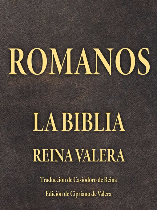 Title details for Romanos by Cipriano de Valera - Available